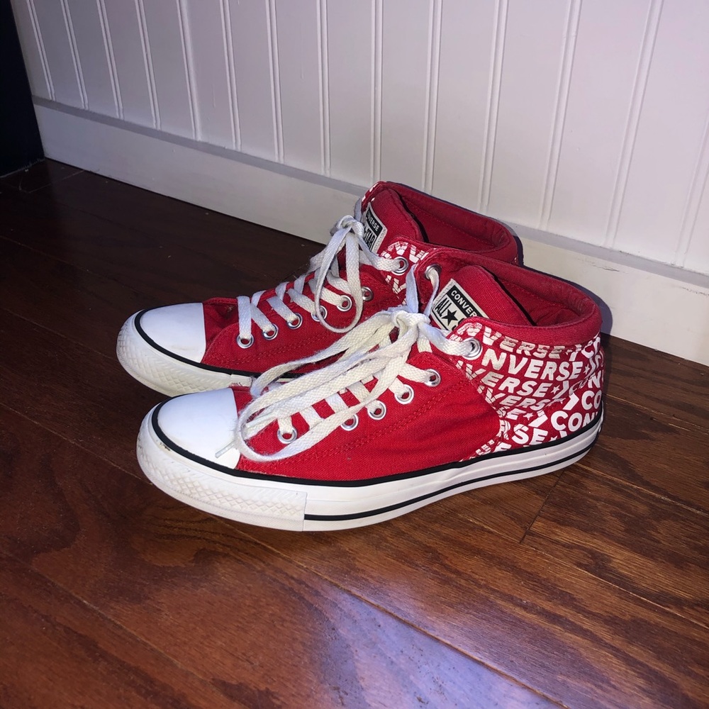 High Street High Top Red Converse